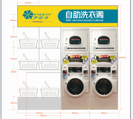 开家自助洗衣阁需要多少钱?